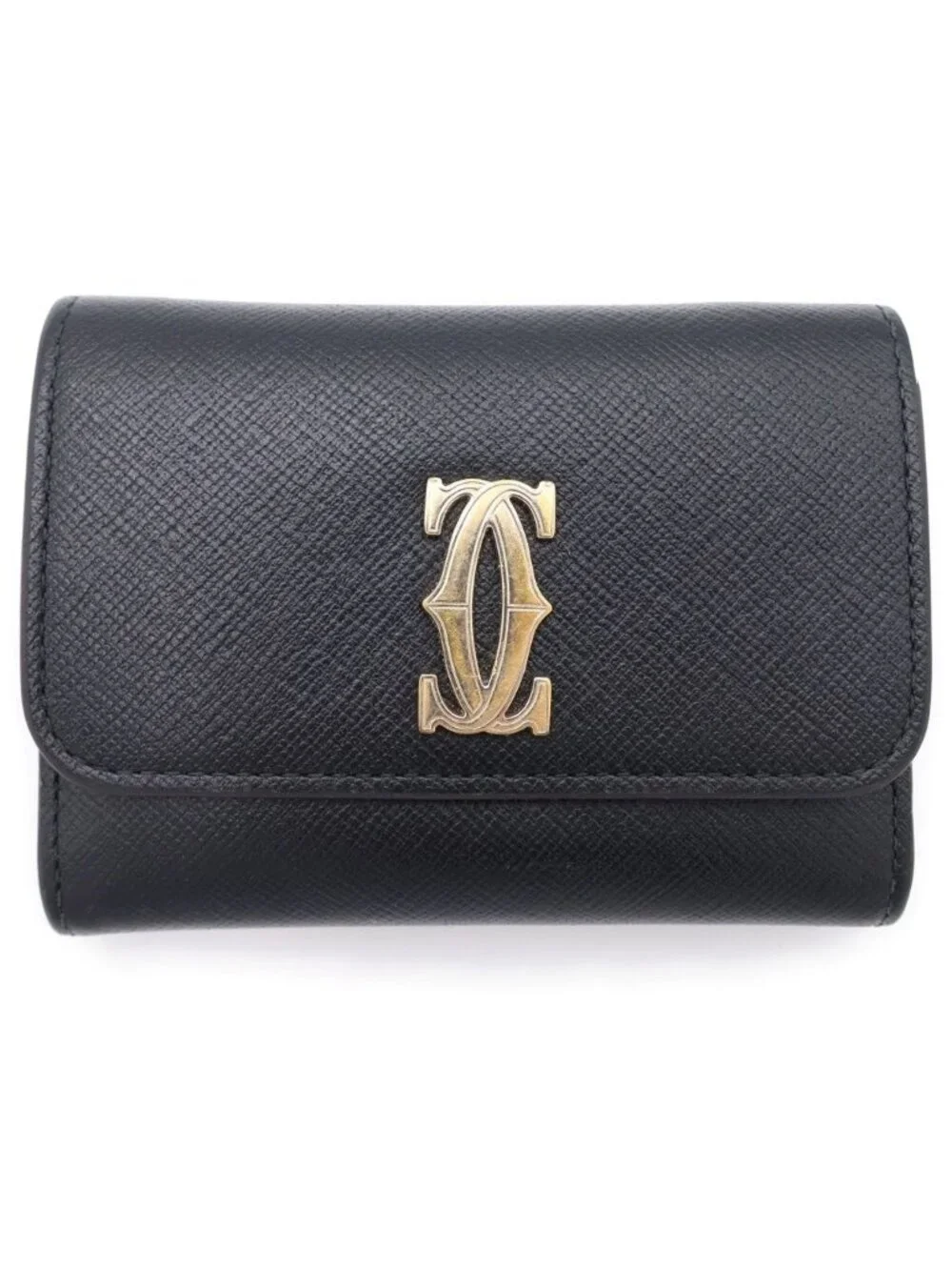 Cartier C de Cartier Mini Wallet Black